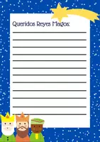 Vista previa - Manualidades / Dibujos para colorear - Carta para los Reyes Magos - página 1