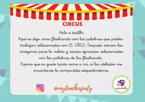 Vista previa - Hojas de trabajo - CIRCUS Flashcards - página 3