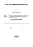 Vorschau - Stundenentwürfe - Unterrichtsentwurf Deutsch, Ese Selbstwirksamkeitserwartung am Beispiel von Rico, Oskar und die Tieferschatten - Deckblatt