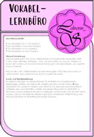 Vorschau - Merkblätter - Vokabel-Lernbüro - Seite 1