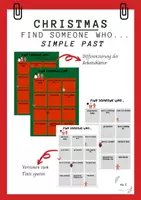Vorschau - Arbeitsblätter - Christmas: Find someone who Simple past - Deckblatt