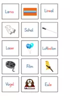 Vorschau - Stationenlernen - L l - Bild und Wort zuordnen - Seite 3