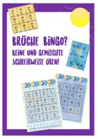Vorschau - Spiele - Brüche in gemischter Schreibweise - Bingo - Deckblatt