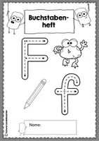 Vorschau - Arbeitsblätter - Buchstabenheft zum F mit Übungen zum Lesen & Schreiben - Seite 2