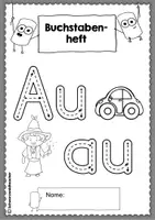 Vorschau - Arbeitsblätter - Buchstabenheft zum AU mit Übungen zum Lesen / inkl. Schüttelwörter - Seite 3