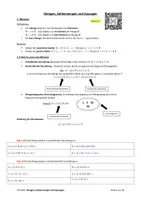 Vorschau - Unterrichtsreihen - SKRIPT: Mengen, Zahlenmengen und Aussagen (mit Lösungen & PowerPoint) - Seite 2