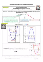 Vorschau - Unterrichtsreihen - SKRIPT: Quadratische Funktion (2): Die Scheitelpunktform (mit Lösungen & PowerPoint) - Seite 2