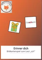 Vorschau - Spiele - Erinner dich: Bildkartenspiel zum Laut "sch" - Seite 1