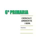Vista previa - Hojas de trabajo - CIENCIA Y AMBIENTE 6TO GRADO CUADERNO DE PRÁCTICA - página 1