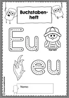 Vorschau - Arbeitsblätter - Buchstabenheft zum Eu mit Übungen zum freien Schreiben und sinnent. Lesen / inkl. Würfelsätze - Seite 3