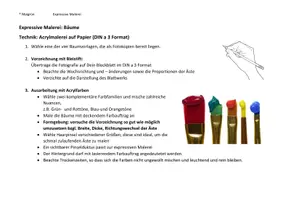 Vorschau - Arbeitsblätter - BÄUME: Expressive Acrylmalerei für die Mittel-/ Oberstufe - Seite 3