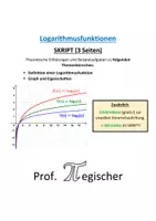 Vorschau - Unterrichtsreihen - Das große Mathematik-Funktionen-Paket von Prof. Tegischer (wachsendes Paket!) - Seite 1