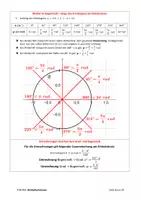 Vorschau - Unterrichtsreihen - SKRIPT: Die Winkelfunktionen (Sinus-, Cosinus- und Tangensfunktion) - Seite 3