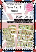 Vorschau - Bildkarten - Englisch - Vokabeleinführung Family/ Family Tree: Swapcards (3. / 4. Klasse) - Deckblatt