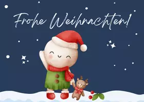 Vorschau - Mal- und Bastelvorlagen - Postkarte Weihnachten kostenlos kreatives Schreiben Deutsch - Seite 2