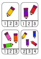 Aperçu - Apprentissages en autonomie - AIM rentrée - cartes à pince numération - Page de couverture