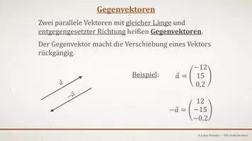 Vorschau - Präsentationen/Tafelbilder - Tafelbilder - Grundbegriffe Vektoren - Seite 2