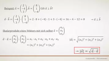 Vorschau - Präsentationen/Tafelbilder - Tafelbilder - Skalarprodukt - Seite 3