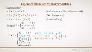 Vorschau - Präsentationen/Tafelbilder - Tafelbilder - Vektorprodukt - Seite 2