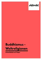 Vorschau - Videos - Buddhismus - Arbeitsblatt mit Video - Deckblatt