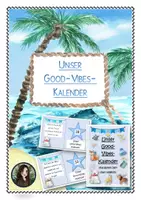 Vorschau - Lehrpläne/Lehrermaterial - Adventskalender "gute Taten" : Unser Good-Vibes-Kalender - Deckblatt