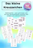 Vorschau - Arbeitsblätter - Das kleine Kreuzzeichen Tafelmaterial und Arbeitsblätter - Deckblatt