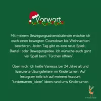 Vorschau - Spiele - Bewegungsadventskalender für Kinder von 3 - 7 Jahren - Seite 1
