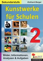 Vorschau - Arbeitsblätter - Kunstwerke für Schulen Sekundarstufe Band 2 | Kunst Sek I+II Klasse 5-13 | Hokusai, Rousseau, Klimt, Modersohn-Becker, Franz Marc, Malewitsch, Bildanalyse - Deckblatt