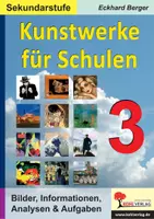 Vorschau - Arbeitsblätter - Kunstwerke für Schulen Sekundarstufe Band 3 – Bilder, Analysen, Aufgaben | Kunst, Sekundarstufe I+II, Klasse 5–13 | Monet, Friedrich, Hopper, Toulouse-Lautrec, Kunstgeschichte, Malaufträge - Deckblatt