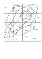 Vorschau - Arbeitsblätter - Lesepuzzle R Rakete - Deckblatt