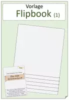 Vorschau - Mal- und Bastelvorlagen - Vorlage Flipbook (1) - Deckblatt