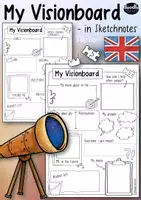 Aperçu - Matériel pour travaux manuels / dessin - My Visionboard - Sketchnotes for ESL Learners - Page de couverture