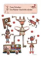 Vorschau - Arbeitsblätter - Sparpaket zur Buchstabeneinführung R- Roboter Roberto - Deckblatt