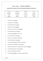 Vorschau - Arbeitsblätter - Synonyme für Adjektive (mit Lösung) - Deckblatt