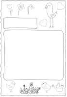 Vorschau - Arbeitsblätter - Schmuckrahmen Frühling Vorschule/Klasse 1-4 - Seite 2
