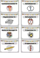Vorschau - Anderer Materialtyp - Classroom Management: Rollenkarten für Gruppenarbeit - fachübergreifend - Seite 2