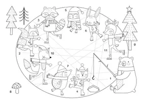 Vorschau - Arbeitsblätter - Lesespurgeschichte Winter - Seite 2