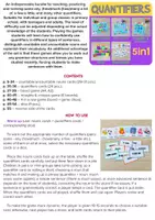 Vista previa - Unidades / Secuencias / Situaciones de Aprendizaje - Quantifiers 5in1 - página 1