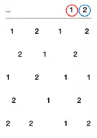 Vorschau - Arbeitsblätter - Anfangsunterricht Mathe Zahlenraum 10, Zählen, Schreiben, Suchen, Nachlegen, erstes Rechnen - Seite 3