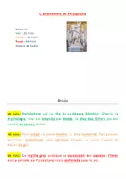 Aperçu - Préparation de séquence / Séquence complète - Histoire de l'art - Dictée différenciée - Enlèvement de Perséphone - Page 1