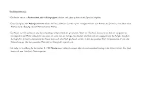 Vorschau - Spiele - Weihnachtliches Brettspiel DEU- Artikel, Mehrzahl, Silben - Seite 1