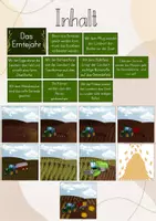Vorschau - Stundenentwürfe - Tafelbild Das Erntejahr, Getreideernte, Getreideanbau, Landwirt, Bauer, Bauernjahr, das Jahr des Landwirts, Egge, Pflug, Mähdrescher, Acker, Feld - Seite 1