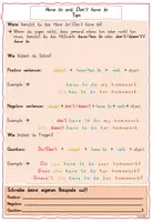 Vorschau - Arbeitsblätter - TIPCARD and WORKSHEET - Have/has to - Seite 3