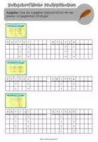 Vorschau - Arbeitsblätter - Halbschriftliche Multiplikation (Strategien und Übungsmaterial) - Seite 1