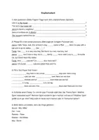 Vorschau - Klassenarbeiten - Englischtest 2 gemischte Übungen Klasse 7 - Deckblatt