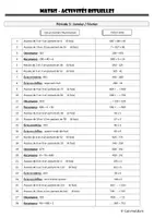 Aperçu - Feuilles d'exercices - Activités ritualisées - Maths - Page 2