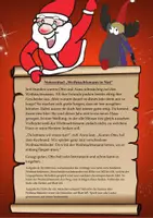 Vorschau - Arbeitsblätter - Notenrätsel Weihnachten - 3) "Weihnachtsmann in Not" - Seite 1