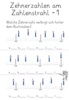 Vorschau - Arbeitsblätter - Übungen am Zahlenstrahl Mäuse - Seite 3