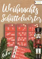 Vorschau - Stationenlernen - Schüttelwörter Weihnachten - Wörter schreiben im Advent - Deckblatt