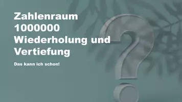 Vorschau - Interaktives Material - Wiederholung und Vertiefung Zahlenraum 1 000 000 - Seite 1
